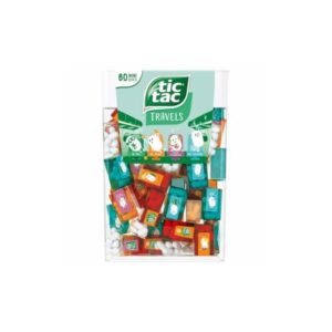 TIC TAC Box with 60 Mini Boxes (Mint, Orange, Spearmint, Peach and Passion fruit) 234g by Tic Tac